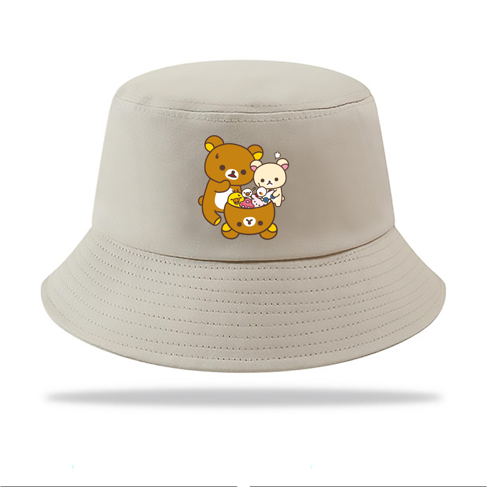 （画像用） リラックマ リラックマ キイロイトリ Rilakkuma Korilakkuma Kiiroitori アウトドア日除けバケットハット